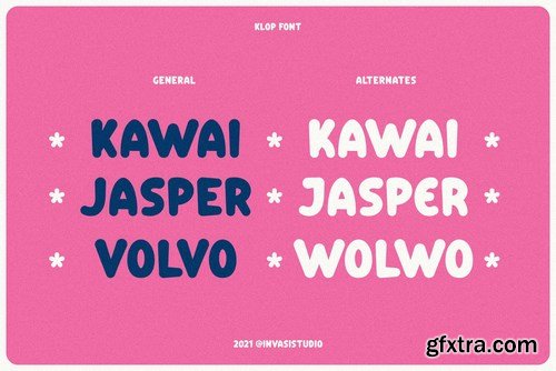 Klop - Friendly Rounded Font