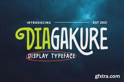 Diagakure Font