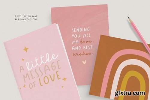 A Little of Love Font and Dingbats