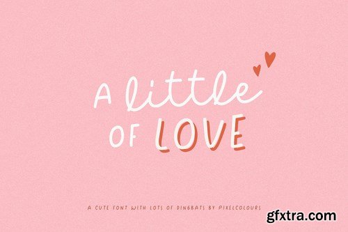 A Little of Love Font and Dingbats