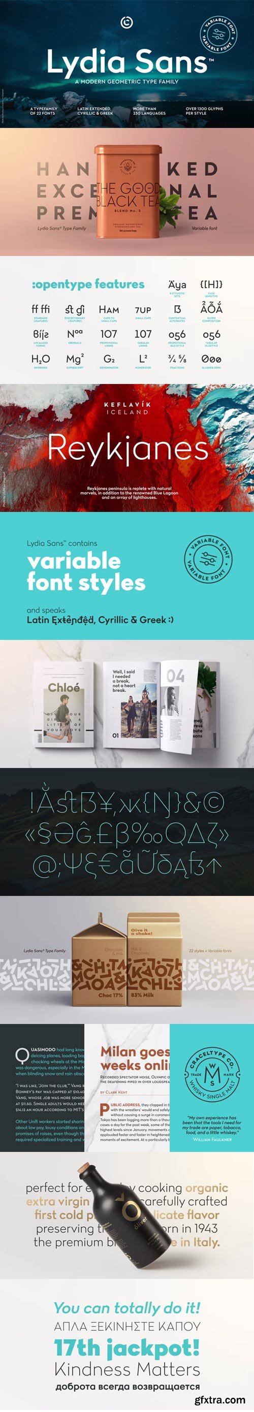 Lydia Sans Font Family