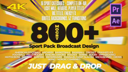 Videohive - Sport Pack - Broadcast Design MOGRT - 32089771 - 32089771