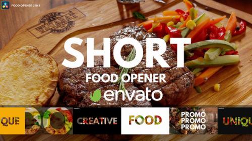 Videohive - Food Opener 2 In 1 - 34508192 - 34508192