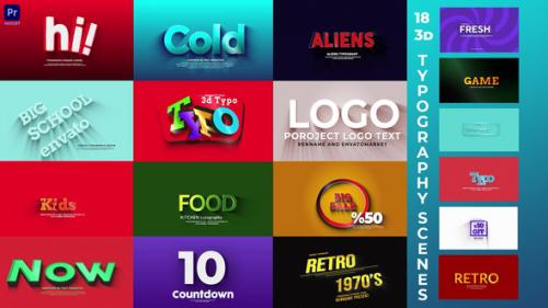 Videohive - 3d Typography Scenes - 34606593 - 34606593