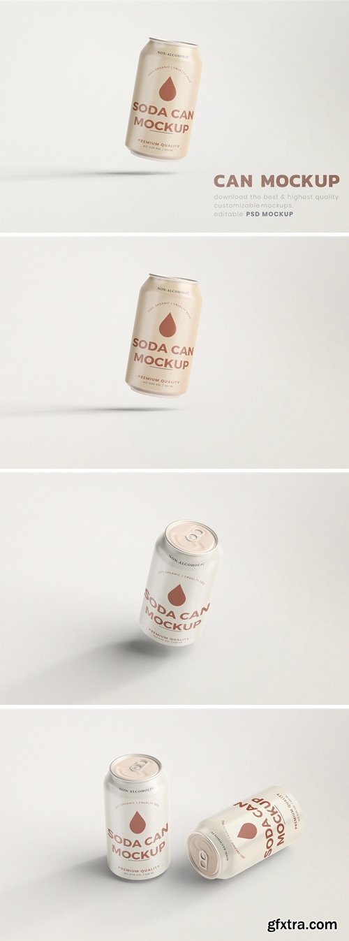 Soda Can Mockups