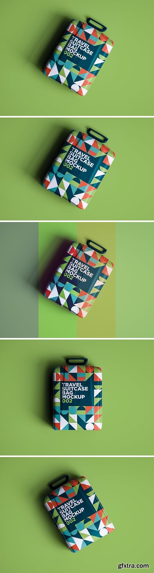 Travel Suitcase Bag Mockup 002