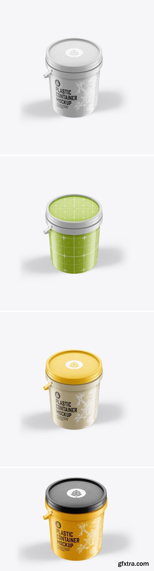 Plastic Bucket Mockup