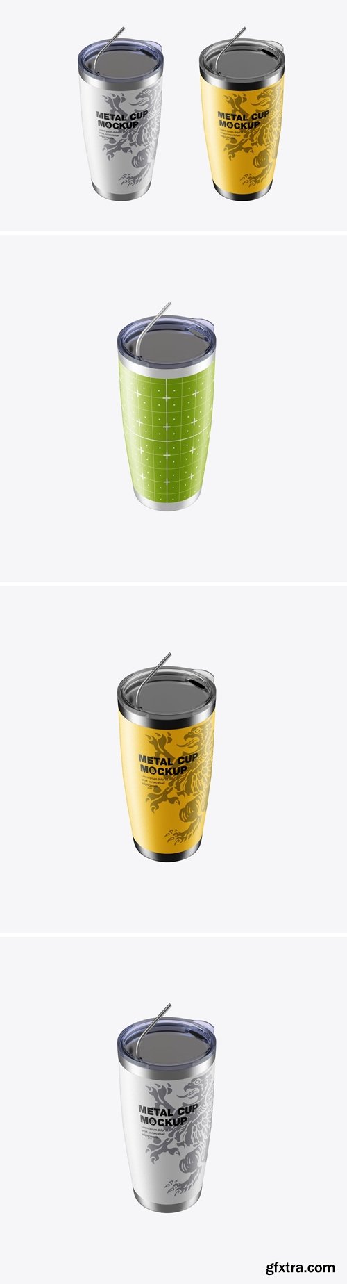 Stainless Steel Travel Cup Mockup