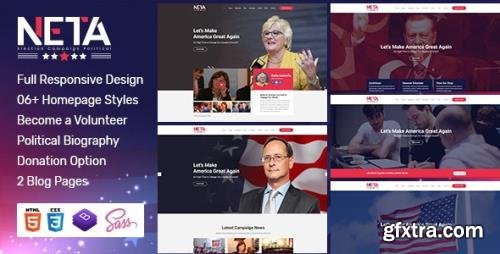 ThemeForest - Neta v1.0 - Election Campaign And Political Candidate HTML Template - 28904190