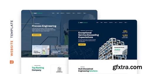 ThemeForest - Axial v1.0 - Construction Company Website Template - 34584396