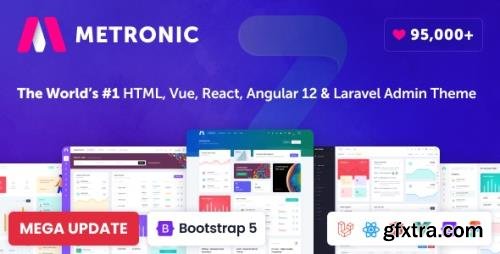 ThemeForest - Metronic v8.0.30 - Bootstrap 4/5 HTML, VueJS, React, Angular 11 & Laravel Admin Dashboard Theme - 4021469