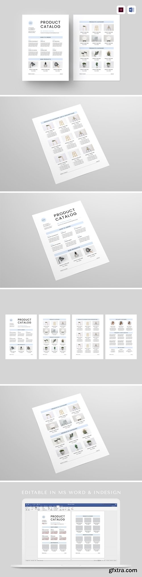 Product Catalog | MS Word & Indesign