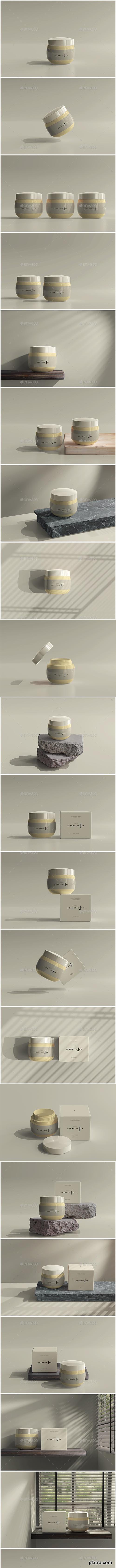 GraphicRiver - Plastic Cosmetic Jar Mockups 33813634