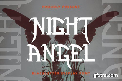 NightAngel - Blackletter Display Font