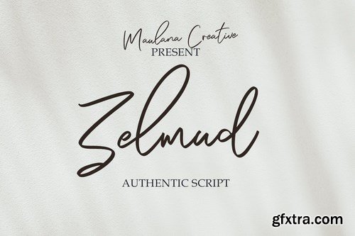 Zelmud Authentic Script Font