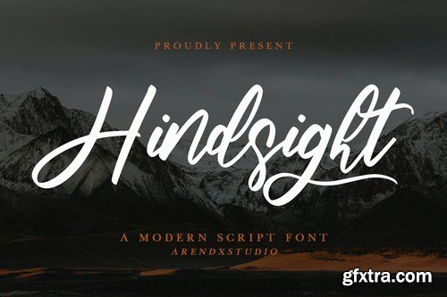 Hindsight - Modern Script Font