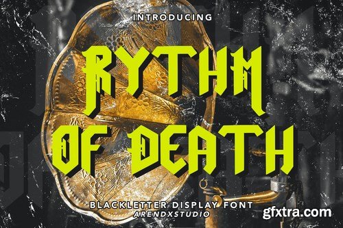 Rythm Of Death - Blackletter Display Font