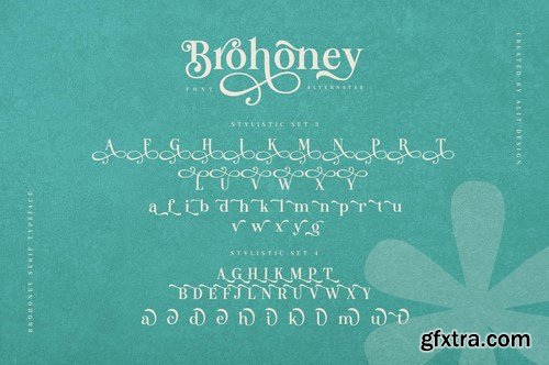 Brohoney Modern Serif Typeface