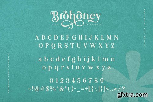 Brohoney Modern Serif Typeface