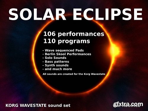 Solar Eclipse soundset by Qui Robinez for Korg Wavestate