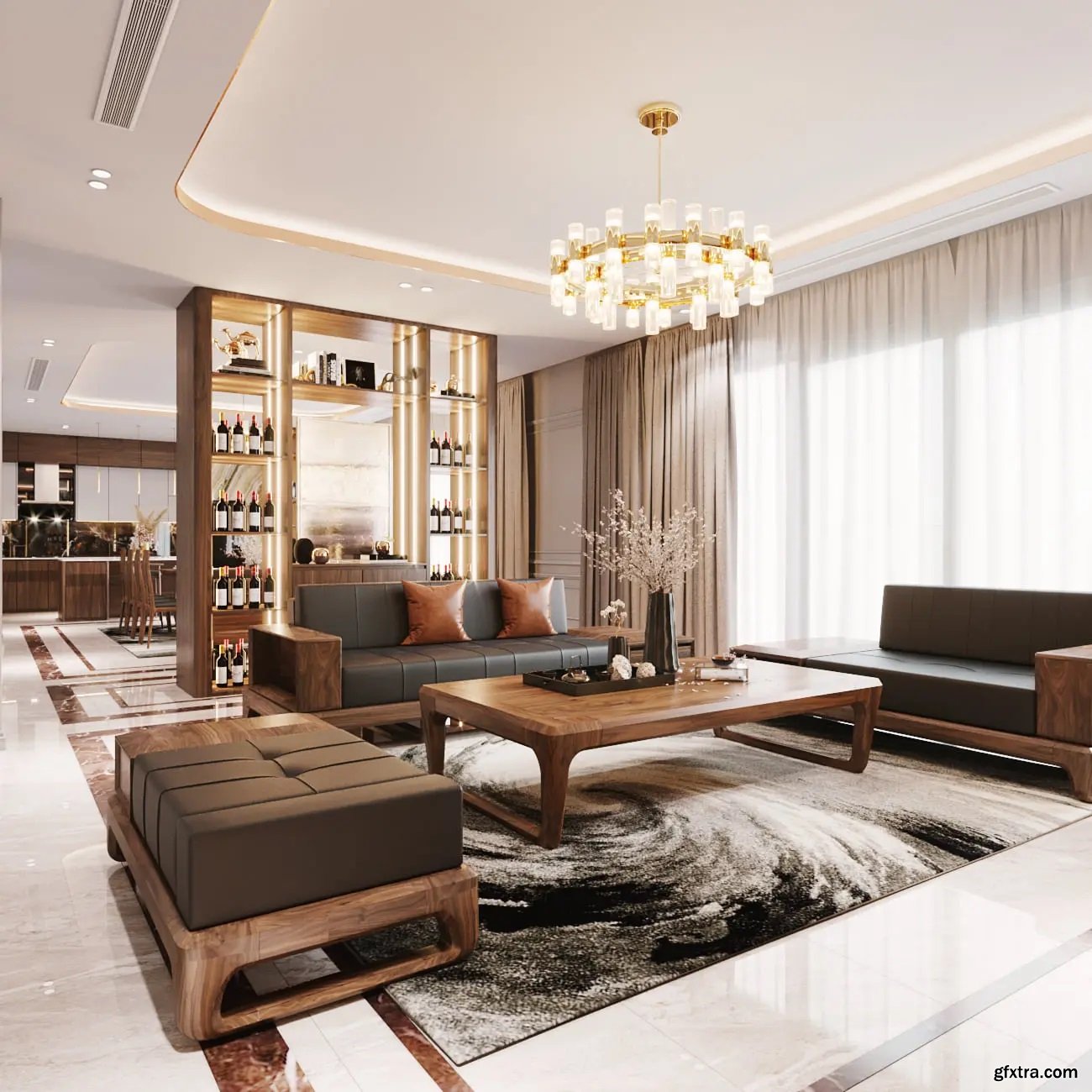 Interior Living room By Nguyen Xuan Hoat » GFxtra