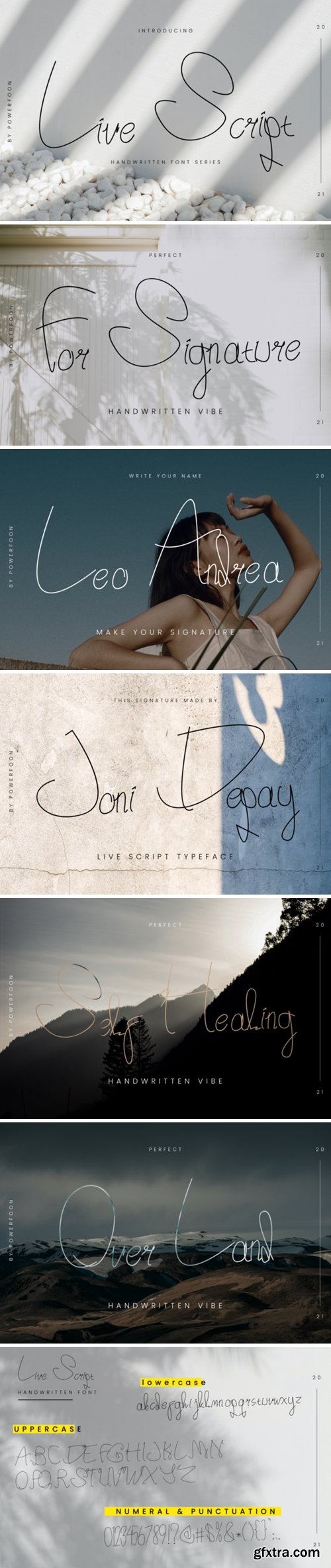 Live Script Font