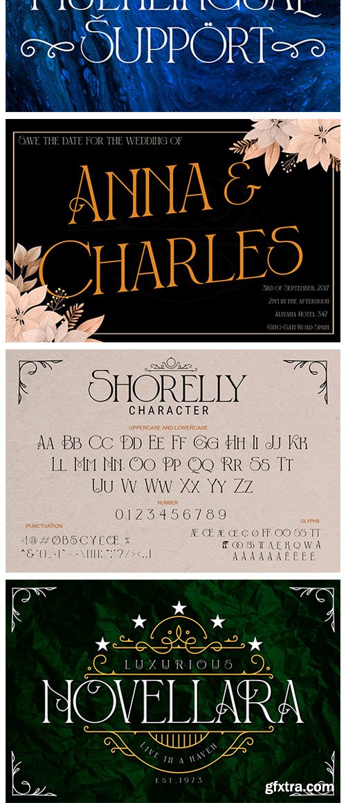 Shorelly - Serif Decorative Font