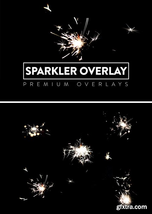 10 Sparkler Overlay HQ