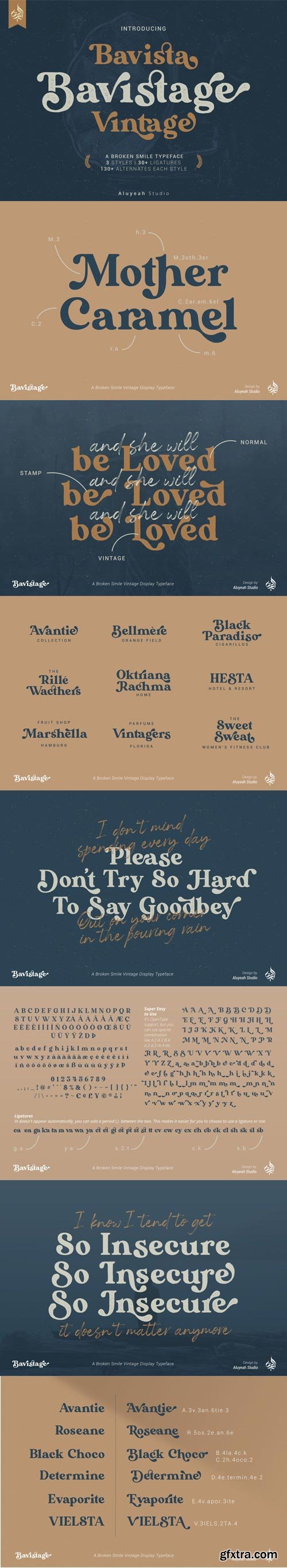 Al Bavistage Font Family