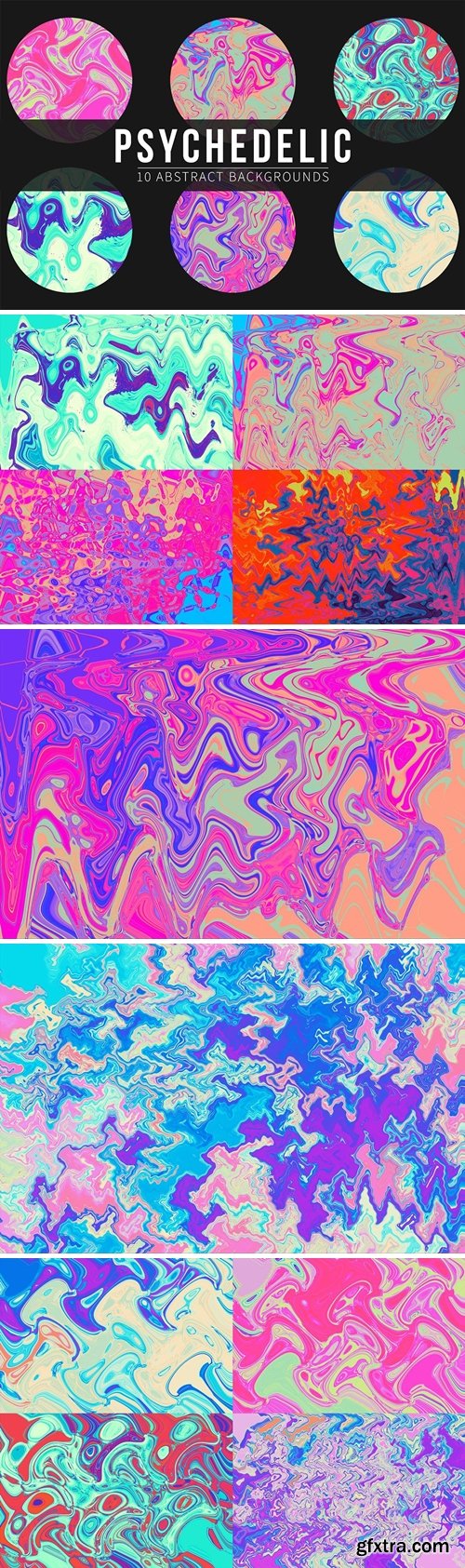 Abstract Psychedelic Backgrounds