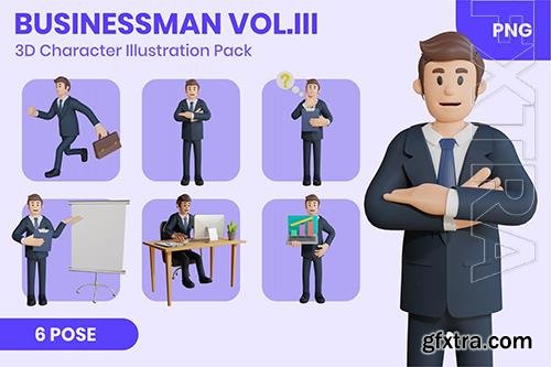 Businessman Vol.III 3D Character Set