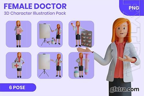 Female Doctor 3D Character