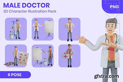 Male Doctor 3D Character