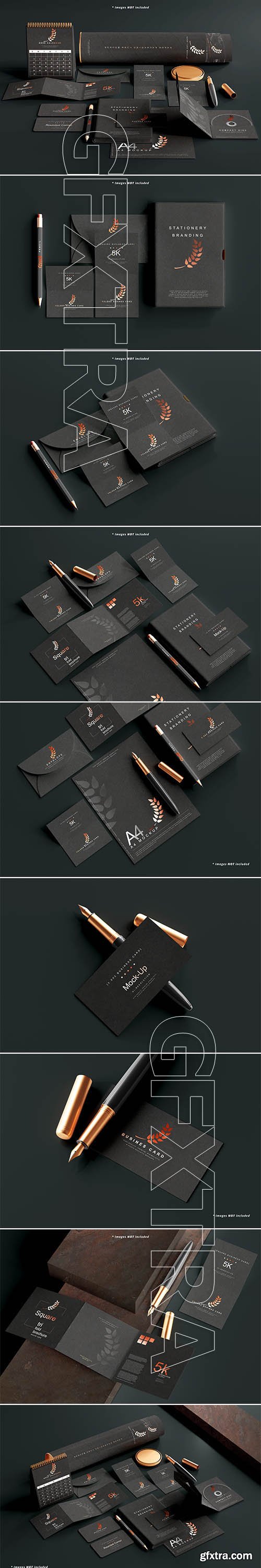 Stationery Branding Mockup Scenes