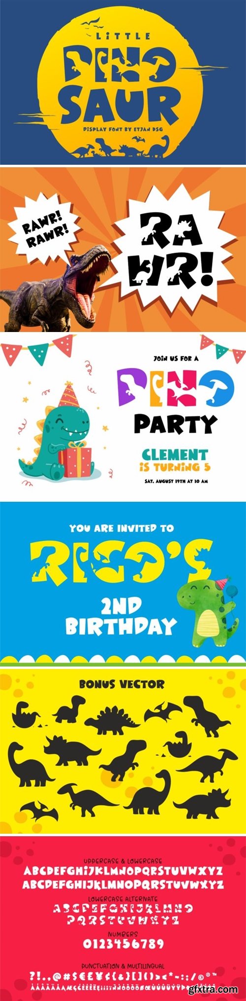 Little Dinosaur Font