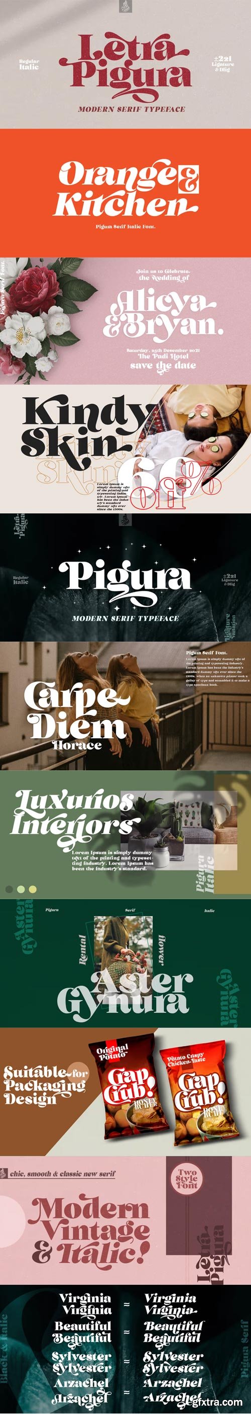 Pigura Font Family