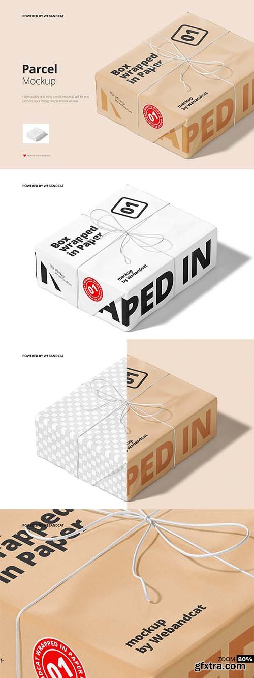 Parcel Box Mockup