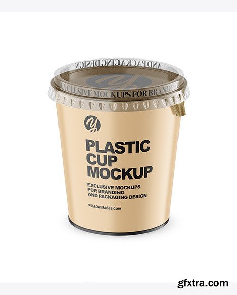 Matte Plastic Cup Mockup 88762