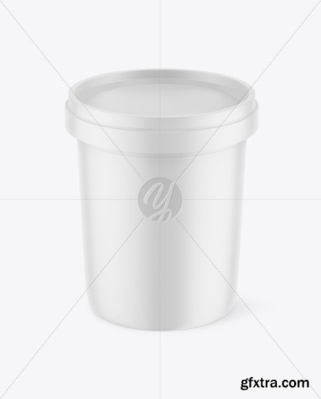 Matte Ice Cream Cup Mockup 88445