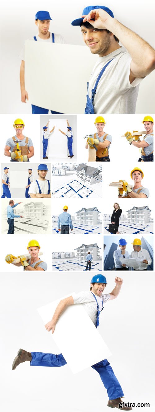 Men, workers, builders