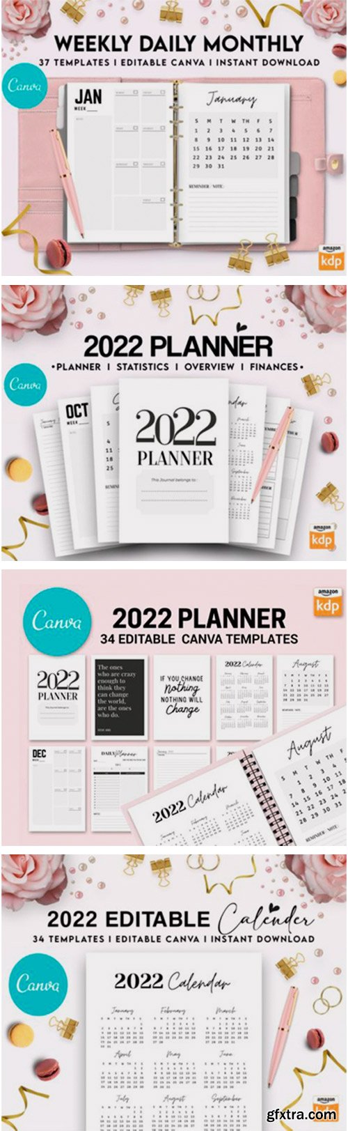 Canva 2022 Planner 37 Templates 19404318