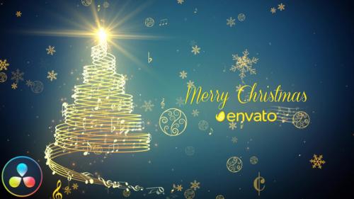 Videohive - Musical Christmas - DaVinci Resolve - 34768249 - 34768249