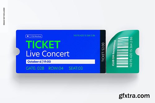 Ticket mockup