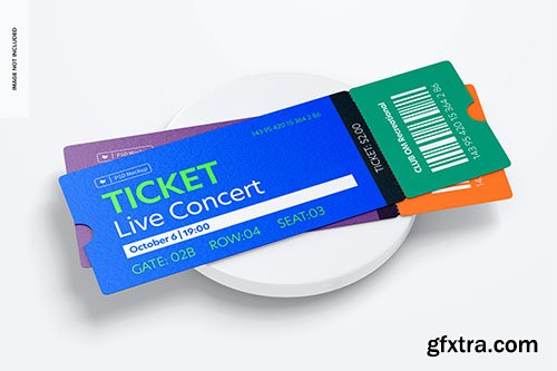 Ticket mockup