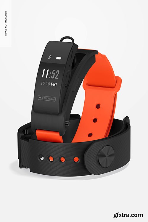 Smartwatch band mockup