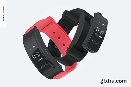 Smartwatch band mockup