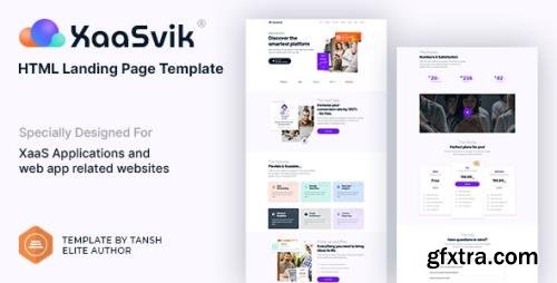 ThemeForest - XaaSvik v1.0 - XaaS HTML Landing Page Template - 34795610