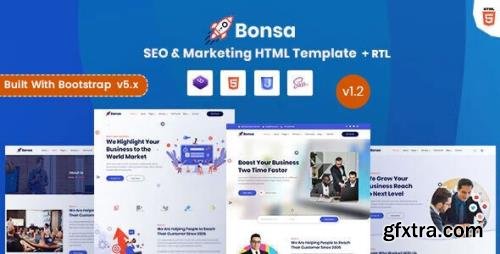 ThemeForest - Bonsa v1.2 - SEO & Marketing Company HTML Template - 27293889