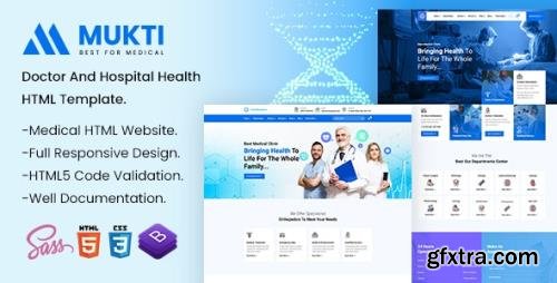 ThemeForest - Mukti v1.0 - Hospital Health HTML Template - 31049603