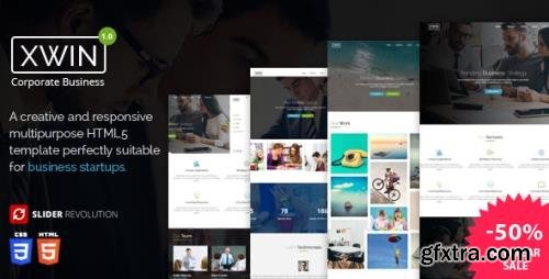 ThemeForest - Xwin v1.1 - Corporate Business HTML5 - 19669954